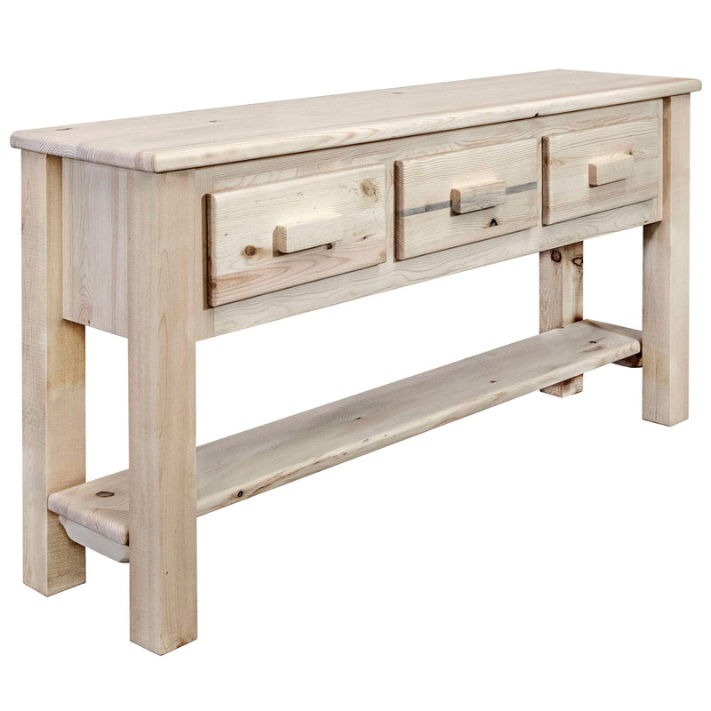 Montana Woodworks Homestead Collection Console Table w/ 3 Drawers