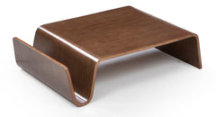 HomeRoots 11" Walnut Plywood Coffee Table