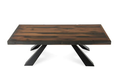 HomeRoots 15" Ship Wood And Metal Coffee Table