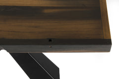 HomeRoots 15" Ship Wood And Metal Coffee Table