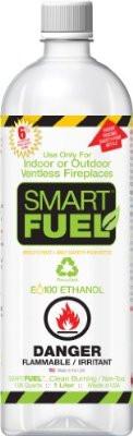 Anywhere Fireplace Smart Fuel Liquid Bio-ethanol fuel 12 pack liter bottles