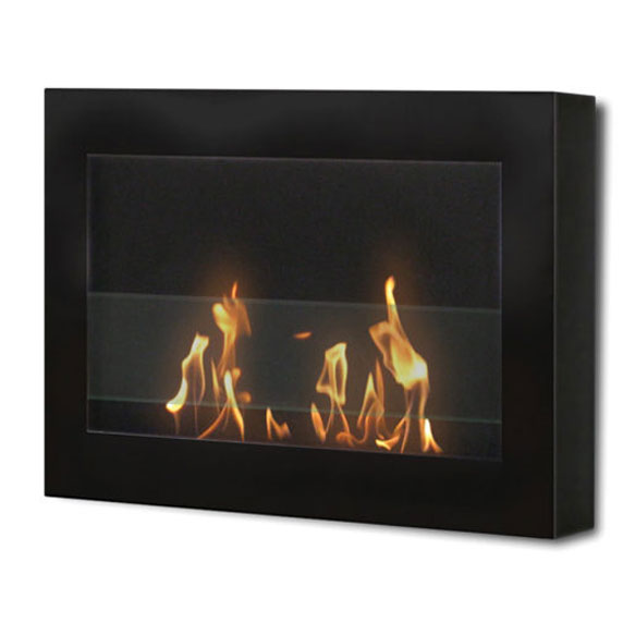 Anywhere Indoor wall mount Fireplace- SoHo (black)