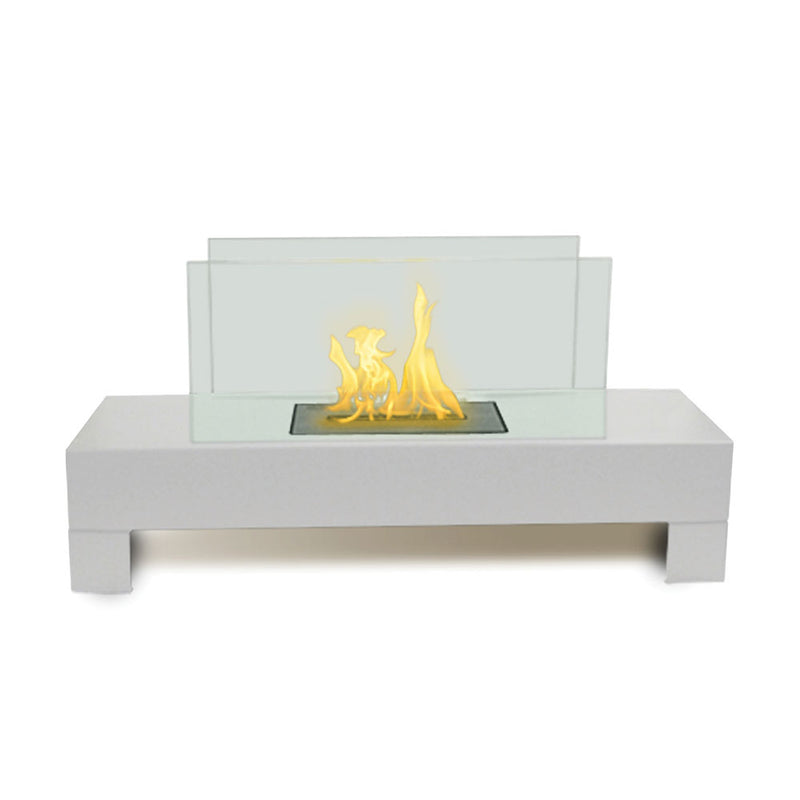 Anywhere Indoor / outdoor Fireplace - Gramercy White