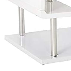 Benzara Ninove I Contemporary Style End Table, White