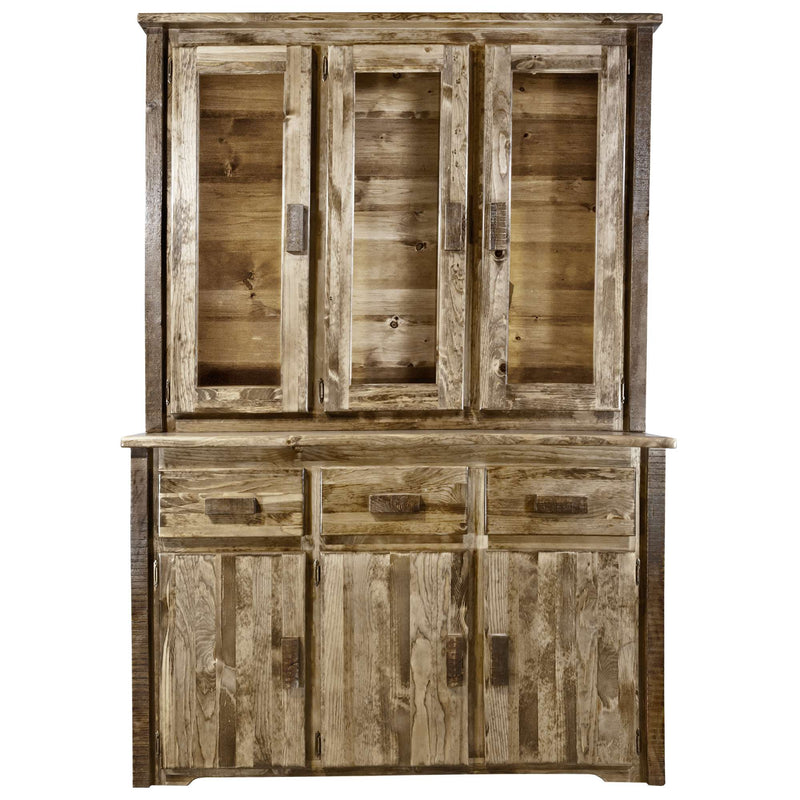 Montana Woodworks Homestead Collection China Hutch, Stain & Clear Lacquer Finish