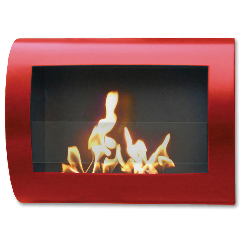 Anywhere Indoor wall mount Fireplace -Chelsea (red)